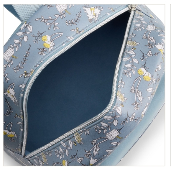 Disney Blue Winnie the Pooh Floral BackpackWinnie main image 2